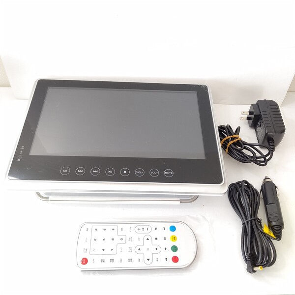 10インチ ポータブルブルーレイプレーヤー 画面極美品 防水 DVD CD