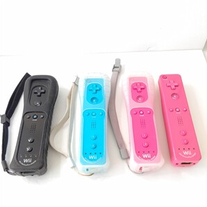 wii wiiu リモコンプラス ピンク ブルー ブラック 計4個セット 美品