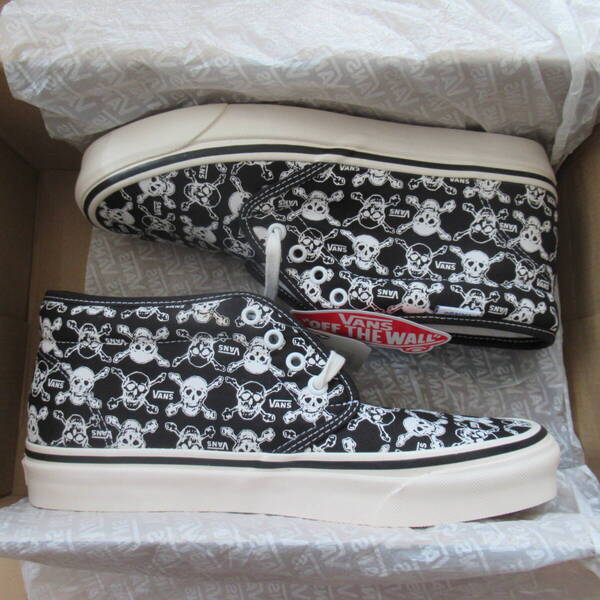 ★即決送込★新品 27㎝US9 VANS バンズ ANAHEIM FACTORY PACK CHUKKA 49 DX チャッカ SKULL OG BLACK スカル ブラック スカルパンク era