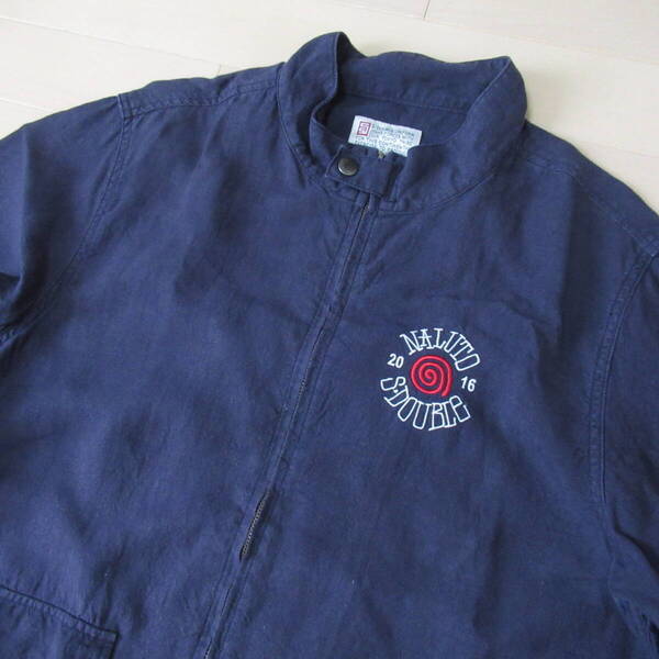 ★即決送込★レア L STUSSY デザイン S/DOUBLE x NALUTO エスダブル ステューシー スイングトップ ジャケット ドリズラー コーチジャケット