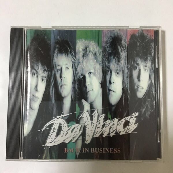 【廃盤北欧メロハー国内盤CD】DA VINCI/back in business/ダ・ヴィンチ/バック・イン・ビジネス ゼロコーポレーション製品カタログ付き