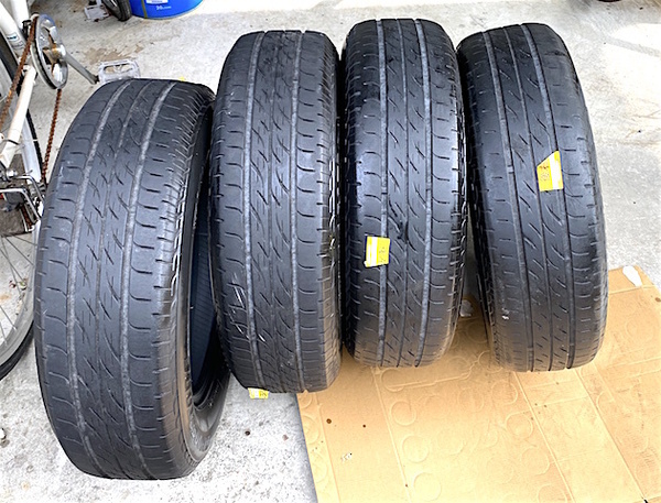 送料込 ブリジストン BRIDGESTONE NEXTRY ECOPIA ネクストリー エコピア エコタイヤ 14インチ 4本 175/70-14 175/70R14 84S 残4部山