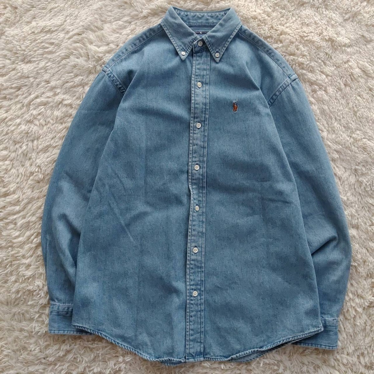 Yahoo!オークション -「rrl デニム シャツ」(長袖) (シャツ)の Yahoo!オークション -「rrl デニム シャツ」(長袖) (シャツ)の
