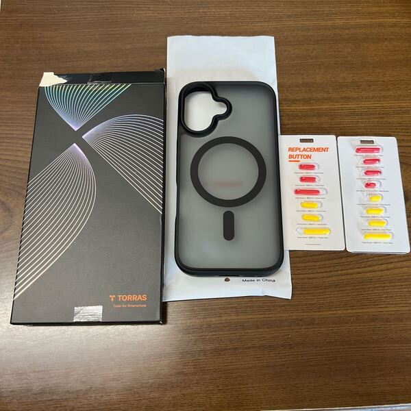 704p1401☆ TORRAS iPhone 15 用 ケース 黒 マットブラック
