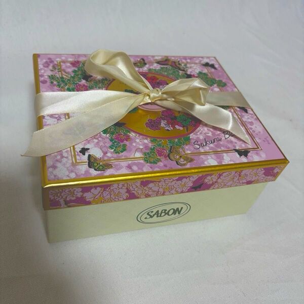 新品未使用 SABON Sakura Bloom ギフトボックス サクラギフトボックス 3点セット マスク スクラブ ボディソープ