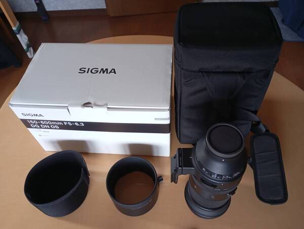 SIGMA シグマ 150-600mm F5-6.3 DG DN OS (PLフィルター付き)美品