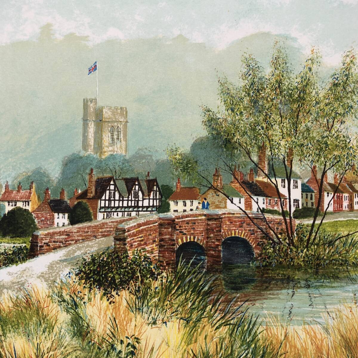 レア　ジェレミー・キング　Jeremy King　リトグラフ　絵画　美術品　S ジェレミー・キング『タイトル不明』リトグラフ ed.90/295. 鉛筆