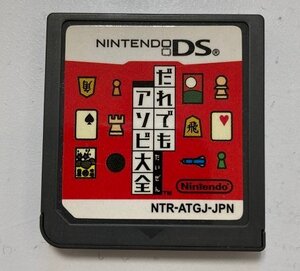 任天堂DS だれでもアソビ大全 ソフト 保管品 中古品
