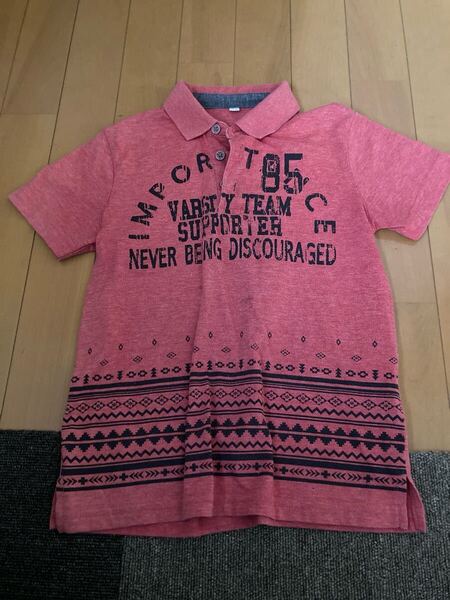 【送料無料】キッズ ポロシャツ 半袖 トップバリュ サイズ130 中古 Tシャツ イオン topvalu