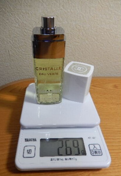 ほぼ満タン 268g(^^ゞ フルボトル 100ml トワレ「EAU VERTE:クリスタル オーヴェルト」EDT-SP(スプレー)箱無 _/_/ 交渉OK、匿名OK!_/_/