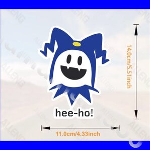 ステッカーNo.1053 車 PC 車 バイク デカール 可愛い 痛車 ヒーホー ジャックフロスト 女神生 メガテン