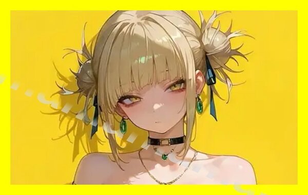 No.a147 キャンバスポスター 30x40cm キャンバス生地 インクアート 芸術 アート ポスター Toga Himiko