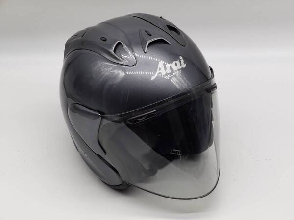 Arai アライ SZ-RamⅢ ALUMINA GREY アルミナグレー SZ-Ram3 ジェットヘルメット XLサイズ