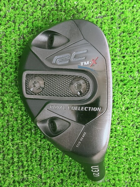 【送料無料】(UH7)ウエイト変更重め。ROYAL COLLECTION ロイヤルコレクション RC TM-X U3 21° ユーティリティ ヘッド単品 ヘッドカバー付