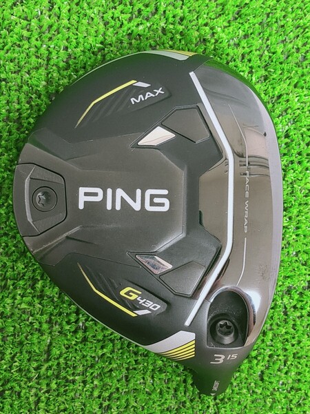 【送料無料】(FH225)PING ピン G430 MAX FW G430マックスフェアウェイウッド 15度 15° 3W スプーン ヘッド単品。付属品無し。