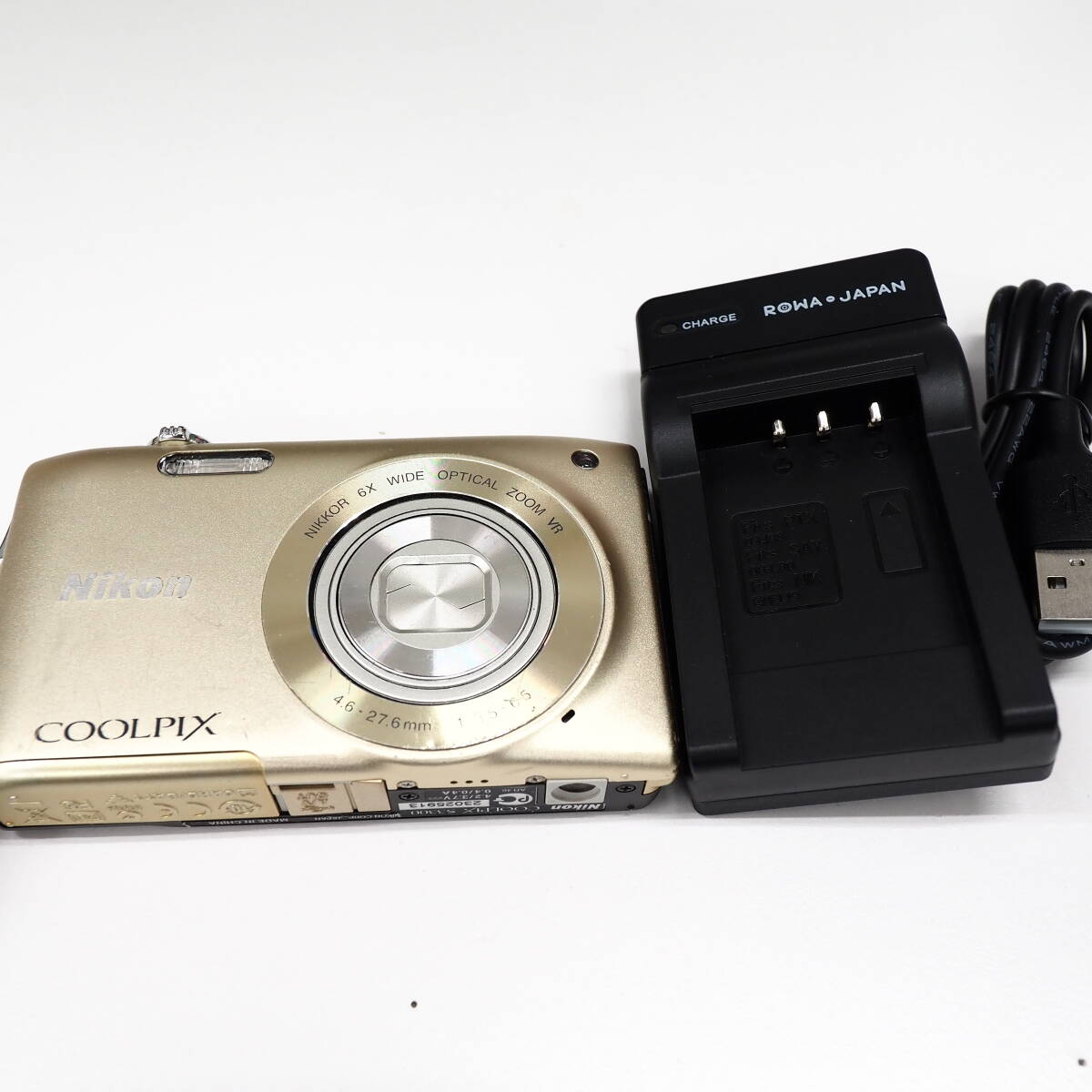 Nikon COOLPIX S3300 デジタルカメラ 訳あり ジャンク品 緑