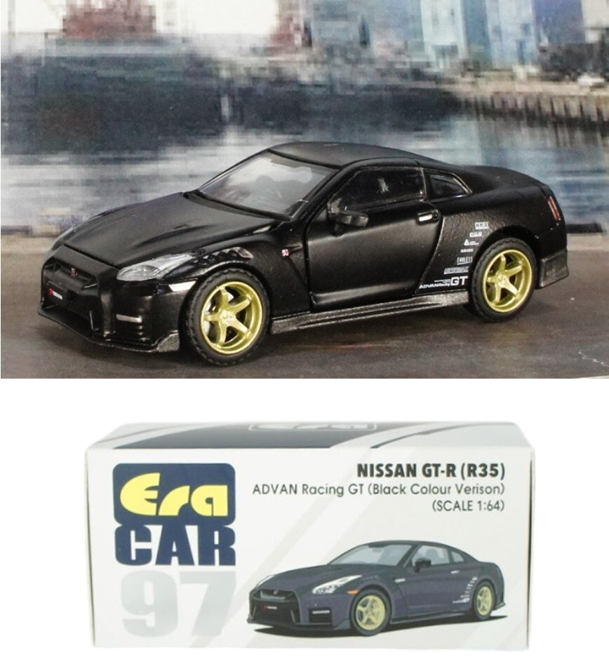 LBWK MINI GT 1/64 LB☆WORKS Nissan GT-R R35 タイプ2 ADVAN
