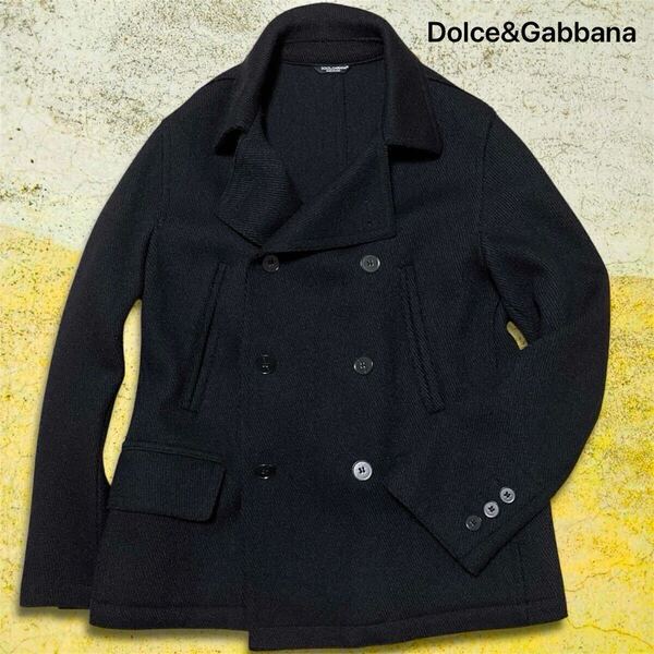 84Y250401D 超美品 黒タグ Dolce&Gabbana ドルチェ&ガッバーナ メンズ 検 ビジネス ジャケット コート ニット ブルゾン カーディガン 黒