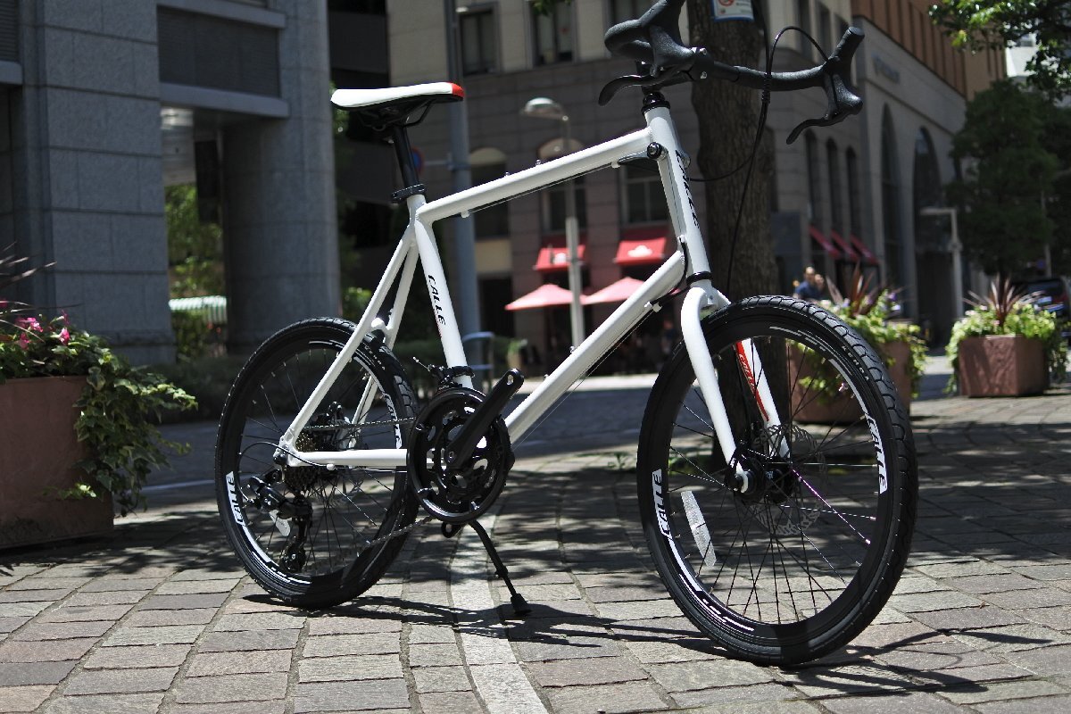 未使用品！ミニベロ‐ブルホーンハンドル１４スピード！アルミフレーム！20インチ 楽天市場】スポーツロードバイク ドロップハンドル ブルホーン