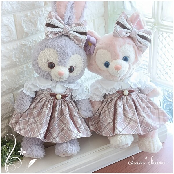 ステラルー/リーナベル兼用 Sサイズ コスチューム ◆薄あずき色バイヤス◆