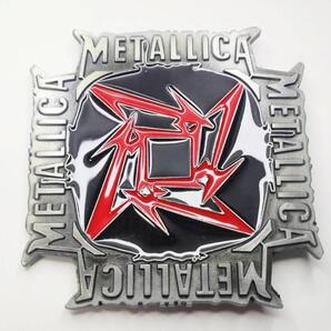 送料無料! メタリカ METALLICA ベルト メタル バックル 尾錠金 ロックバンド ネオスマ