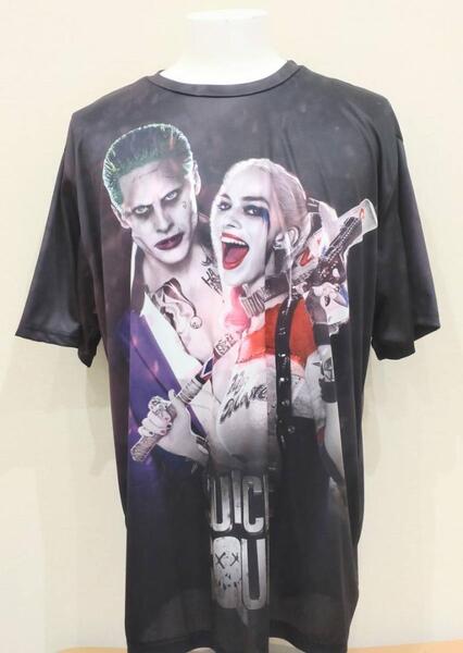 送料無料! 【Mサイズ】ハーレイ・クイン Tシャツ スーサイド・スクワッド ジョーカー ネオスマ