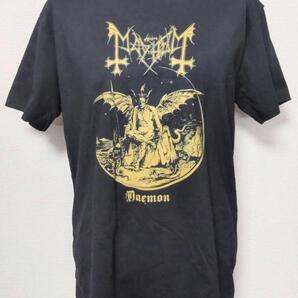 送料無料! 【Lサイズ】メイヘム Mayhem Tシャツ ロックバンド 半袖 デーモン ネオスマ
