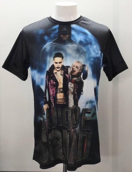 送料無料! 【Lサイズ】スーサイド・スクワッド Tシャツ ハーレイ・クイン ジョーカー ネオスマ