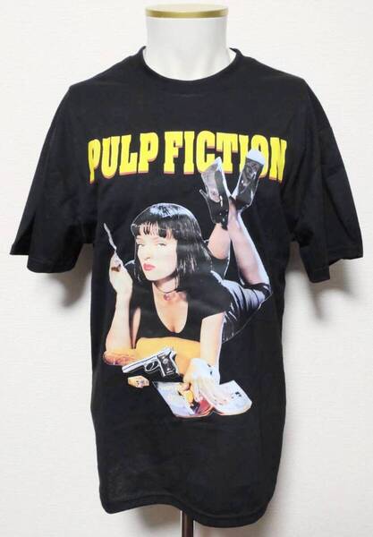 送料無料【Lサイズ】パルプ・フィクション 青春映画 Tシャツ 半袖 ロック パンク 病み系 ネオスマ