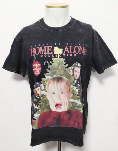 送料無料!【XXLサイズ】ホーム・アローン チャコール Tシャツ 半袖 ロックバンド ストリート 病み系 ネオスマ