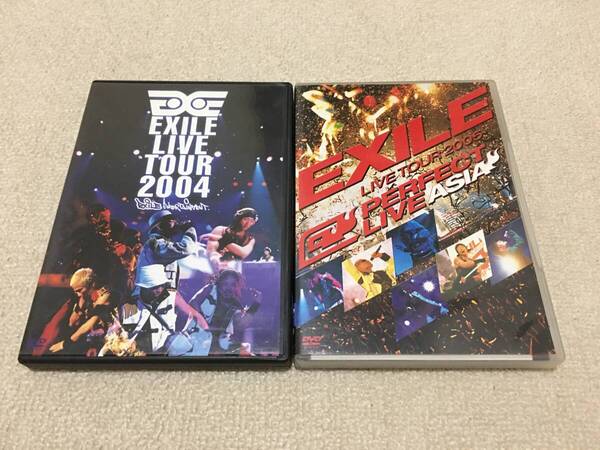 ■送料無料 DVD 2枚セット■ EXILE LIVE TOUR 2004 EXILE ENTERTAINMENT / 2005 PERFECT LIVE ASIA