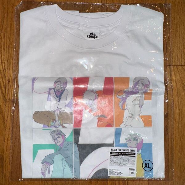 BLEACH Tシャツ ALL STAR TEE WHITE XL 黒護一護 朽木ルキア 日番谷冬獅郎 阿散井恋次 井上織姫 グリムジョー ウルキオラ