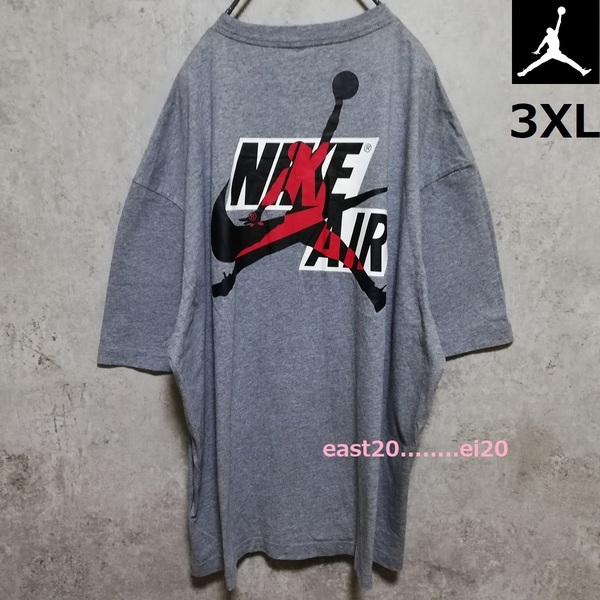 NIKE AIR JORDAN JUMPMAN ナイキ エア ジョーダン ロゴ バック ビッグ ジャンプマン 両面プリント カモ柄 ポケット Tシャツ 3XL 送料無料