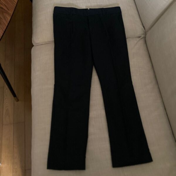 ★中古★GAPギャップ 綿のストレッチクロップドパンツ 4(L) 黒ブラック