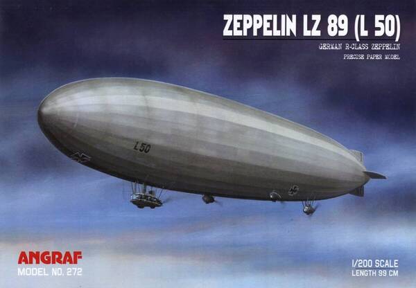 ANGRAF 1:200 ZEPPELIN LZ89(L50)(CARD MODEL)