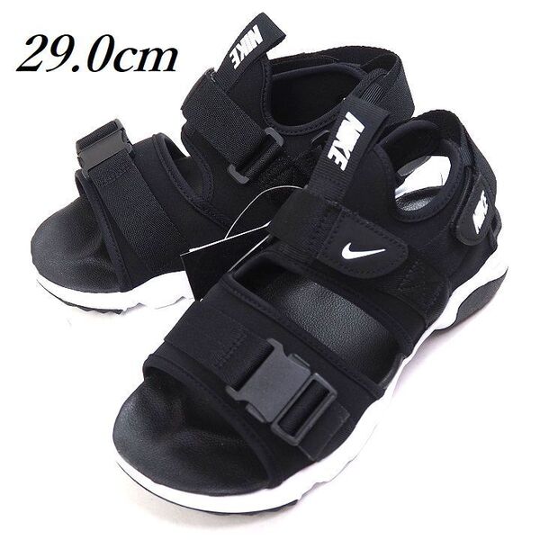 T135 新品 NIKE ナイキ CANYON SANDAL キャニオン サンダル ブラック/ホワイト 29.0cm