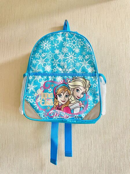 アナと雪の女王 内側保冷使用 リュック 水色