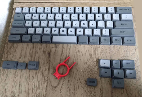 FILCO MNILA-R用 キーキャップセット グレー 難あり