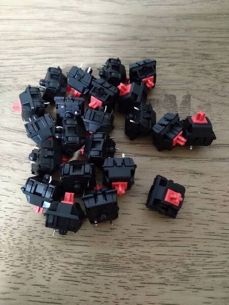 CHERRY MX SILENT REDキースイッチ 60個入り 中古品 B