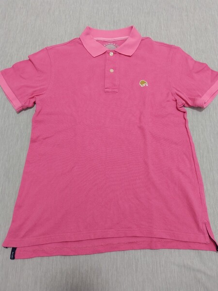 \送料込み!/【Palms&co.】パームスアンドコー 半袖 ポロシャツ ピンク サイズS ゴルフウェア GOLF スポーツ ファッション 日本製