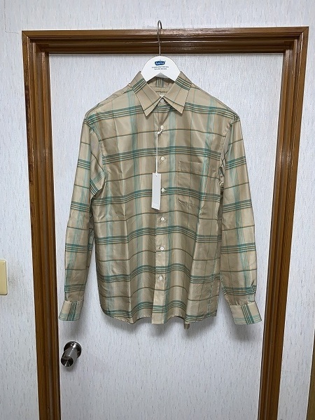 2 新品同様 25ss YOKE Plaid Regular Collar Shirt シャツ