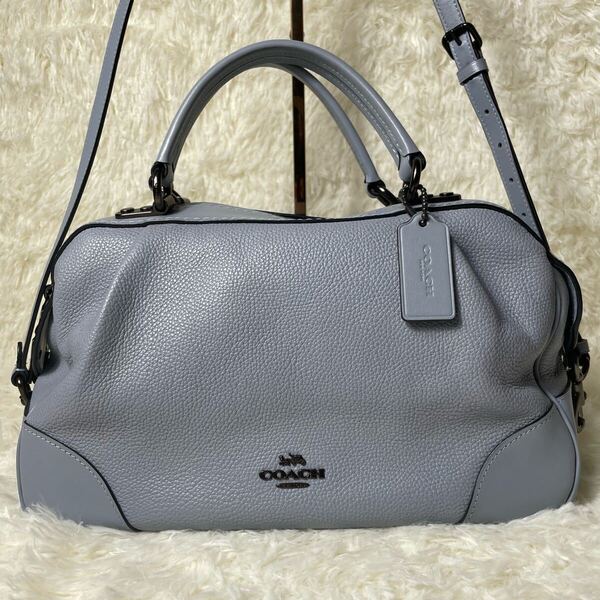 COACH コーチ 2WAY ハンドバッグ ショルダーバッグ ボストンバッグ