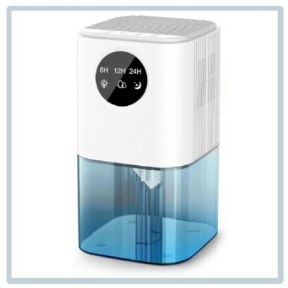 除湿機 小型 除湿器 狭い空間向け 省エネ 1.5L 大容量 水タンク コンパクト 8~24時間タイマー 満杯自動停止 静音 7色LEDライト ペルチェ式