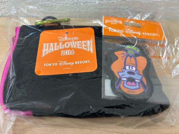 ◇ 2014 ハロウィン スマートフォンケース ポーチ TDR ディズニーリゾート グーフィー ワッペン