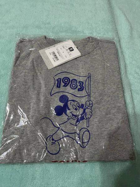 ◇ Champion Tシャツ 半袖 コラボ チャンピオン サイズS 1983 定価4900円 ミッキー グレー TDR ディズニーリゾート