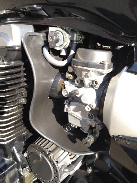 ▲▽XJR1200/1300 キャブレター ヒートガード△▼ゴムモール付き 送料無料