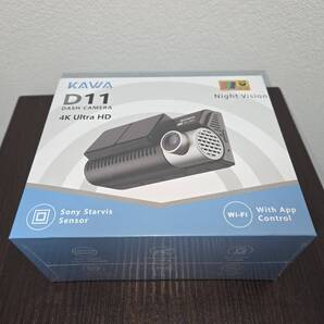 KAWA 4Kドライブレコーダー D11 フロントリアセット