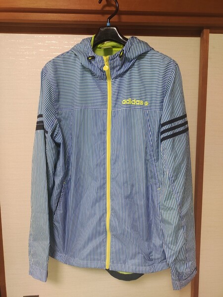 アディダス adidas NEO LABEL ストライプ ウィンドブレーカー