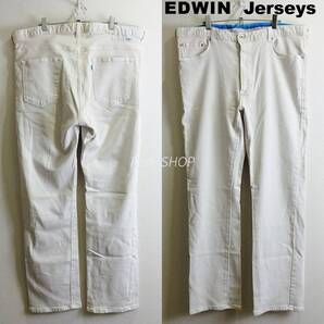 即決★ 送料無★ ビッグサイズ★ エドウィン ジャージーズ クール ER003C 【2XL】 ストレート ストレッチ ホワイト EDWIN I759
