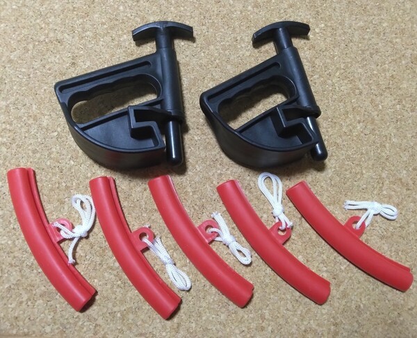 ビードヘルパー2個&リムプロテクター5個 セット ビードヘルパー タイヤチェンジャー 工具 バイク タイヤ交換